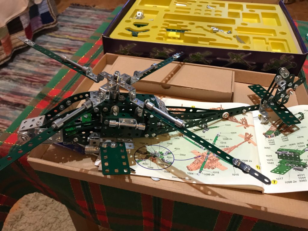 Stavebnica MERKUR a môj finálny stroj